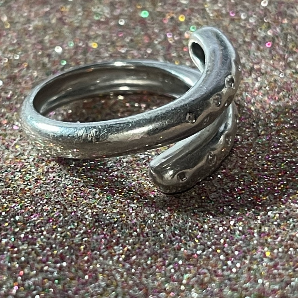 Sterling silver ring - Picture 2 of 7